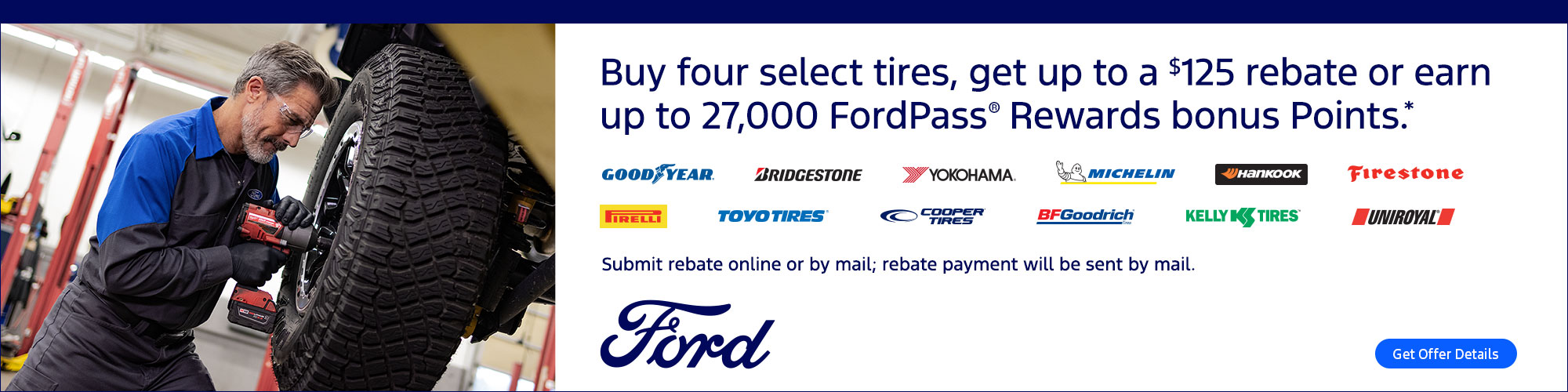 Buy Four Select Tires at Bill Hood Ford in Hammond LA